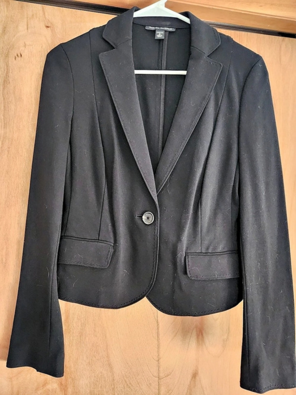 Banana Republic Black Stretch Blazer Size 4